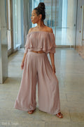 Breeze Off The Pond Set- Mauve