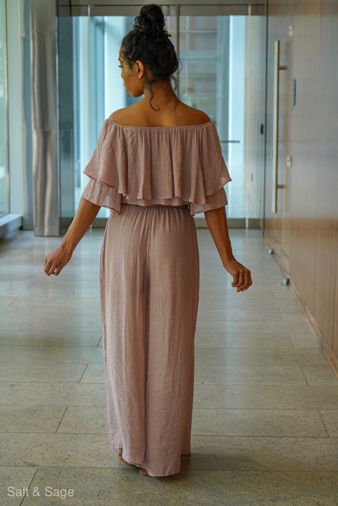 Breeze Off The Pond Set- Mauve