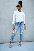 Level Up Presley- Rock or Bust Girlfriend Jean