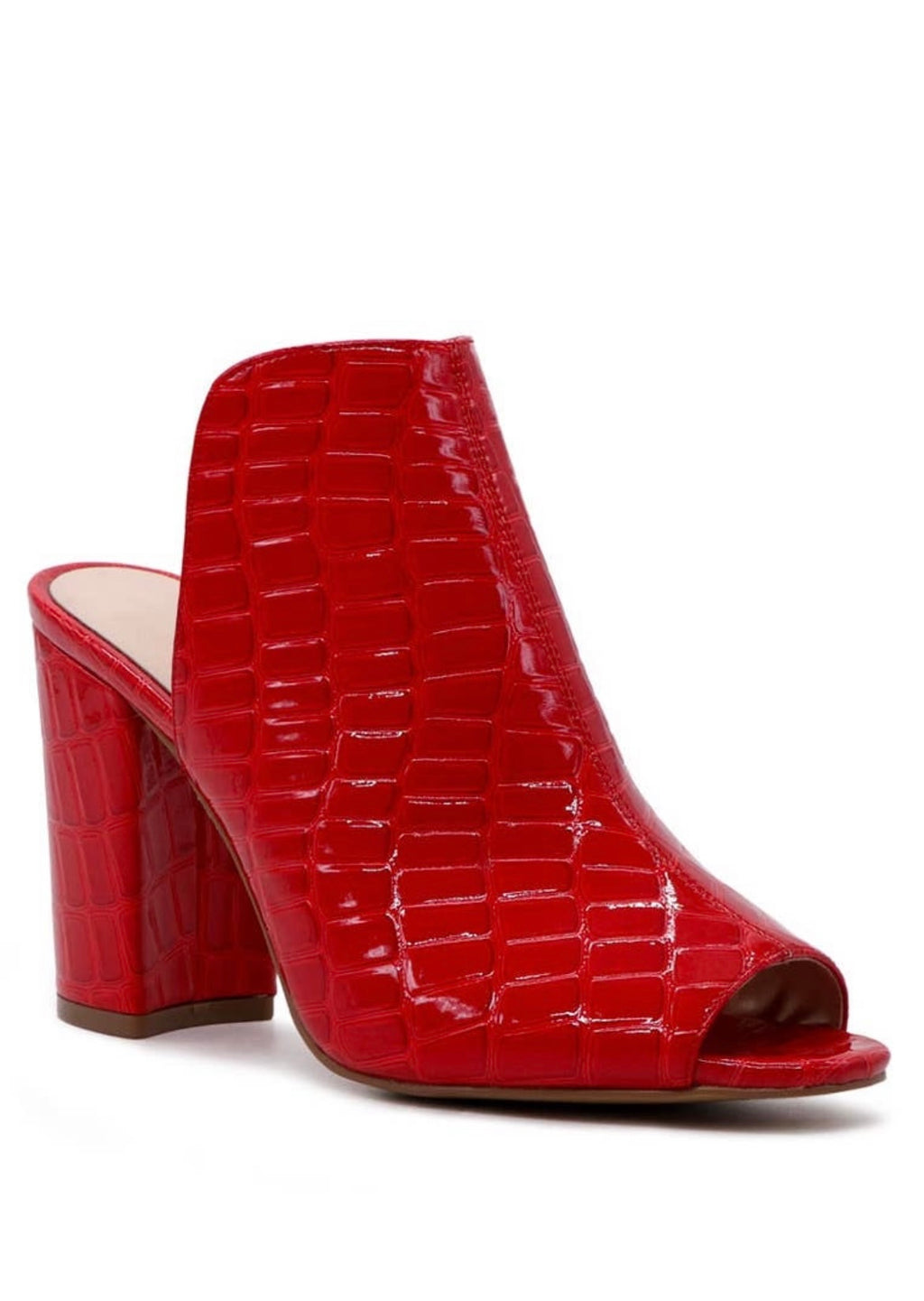 Peep-toe High Heel Mules || Pre Order