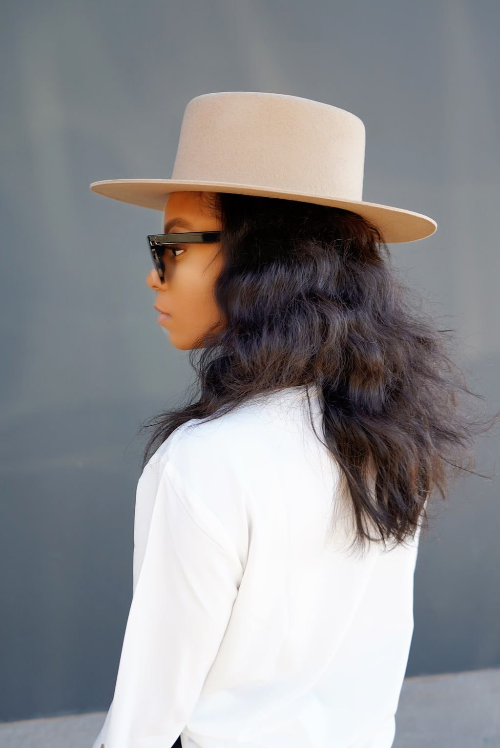 Dahlia Boater- Tan – Salt Sage Boutique - Main Image