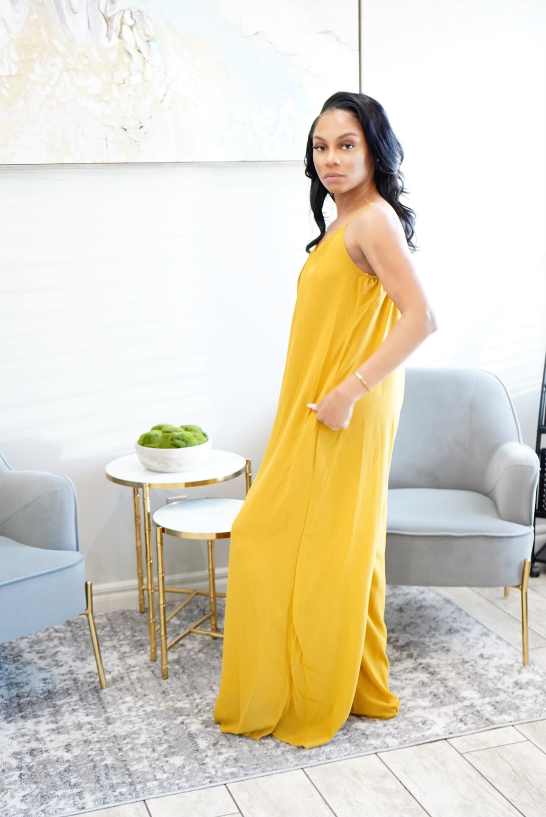 Real Good Girl || Jumpsuit mustard