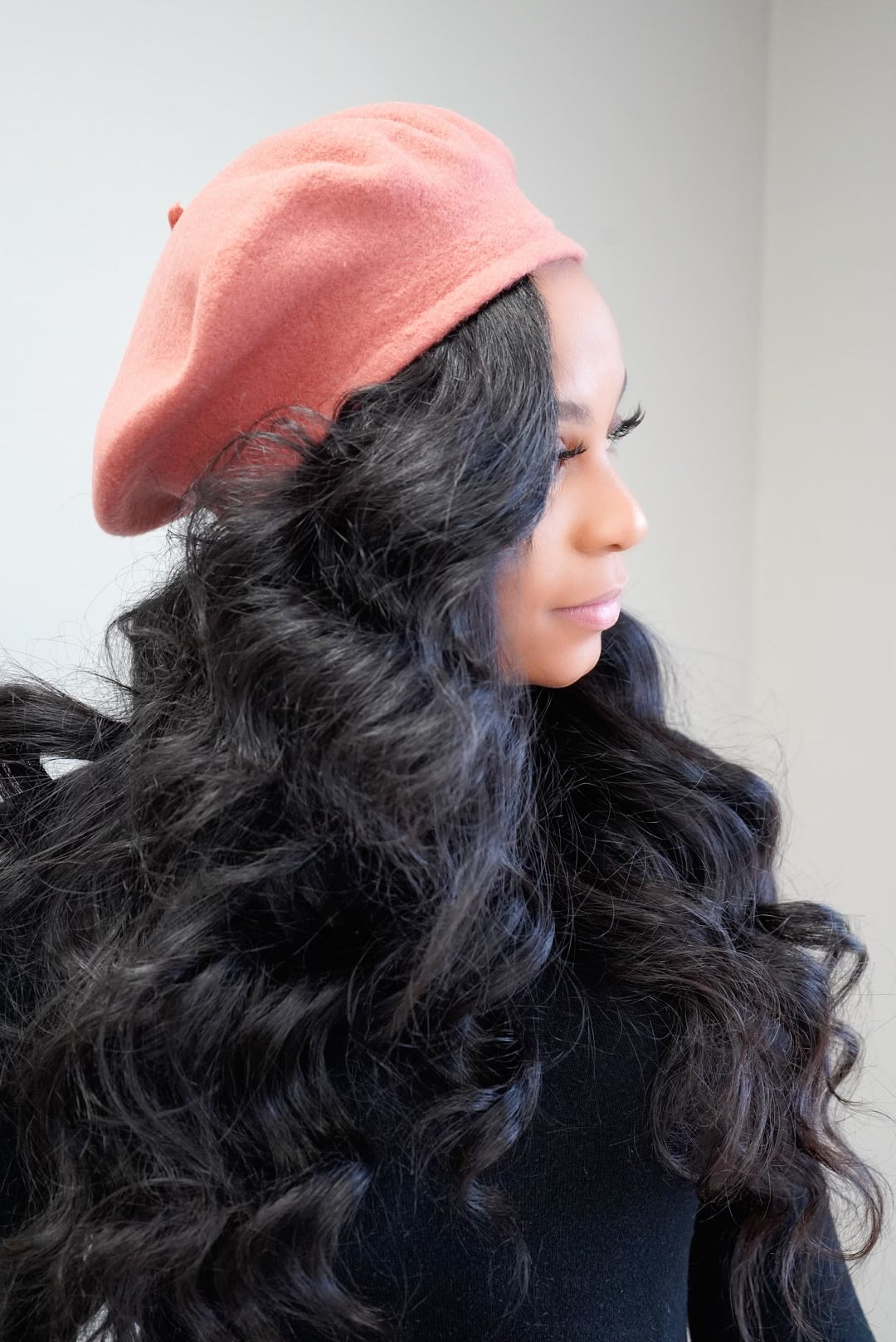 Sissy Beret || Dusty Pink