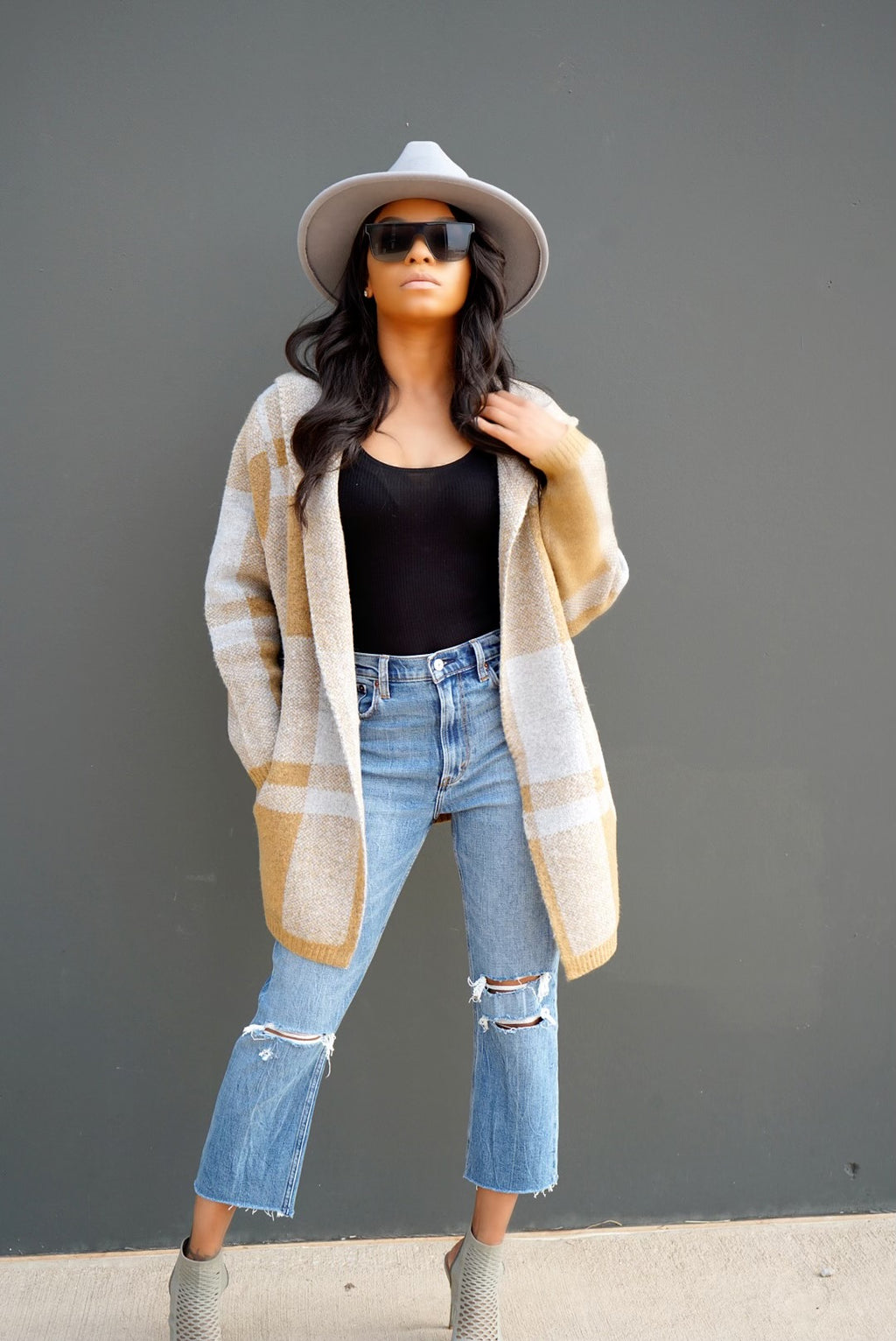 Check Me Boo || Mustard Cardigan