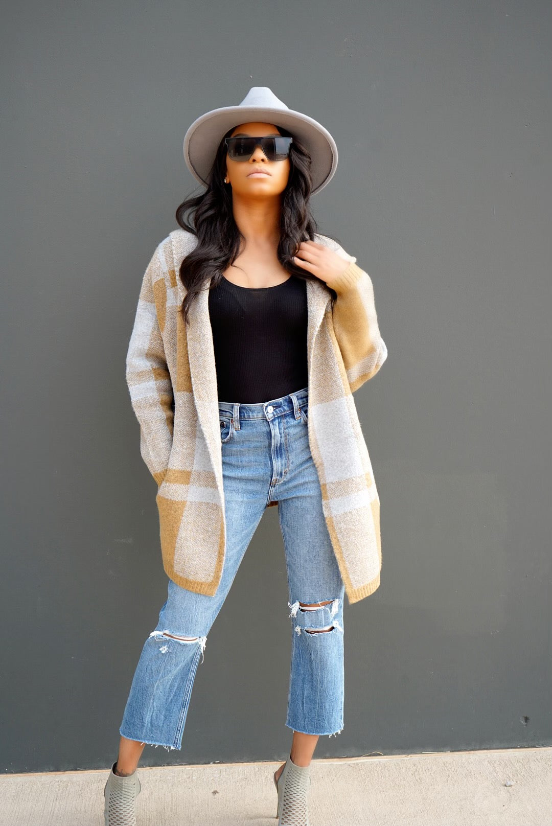 Check Me Boo || Mustard Cardigan
