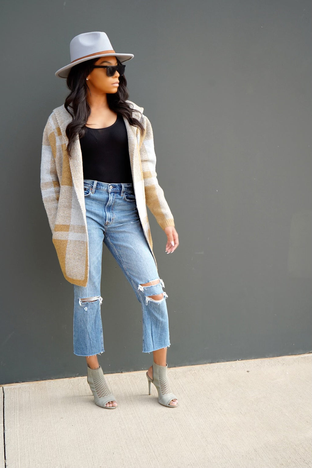 Check Me Boo || Mustard Cardigan