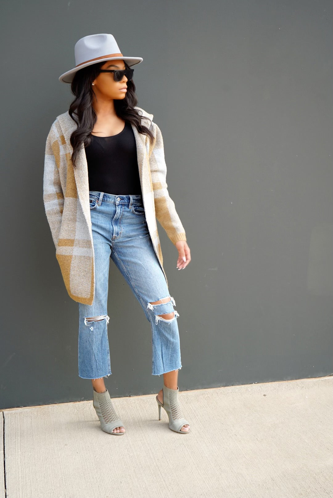 Check Me Boo || Mustard Cardigan
