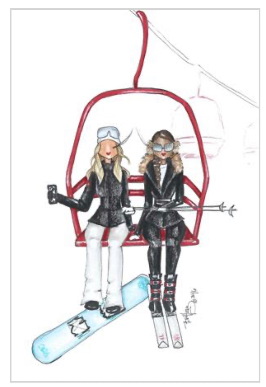 Ski Lift (luggage tag)