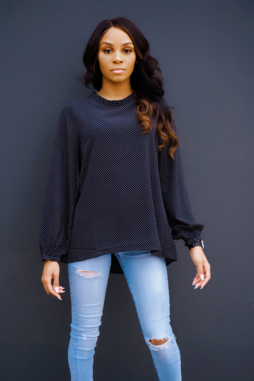 Sweet Polka Dot Top