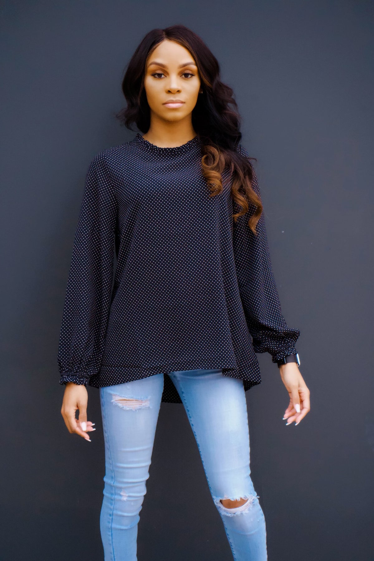 Sweet Polka Dot Top