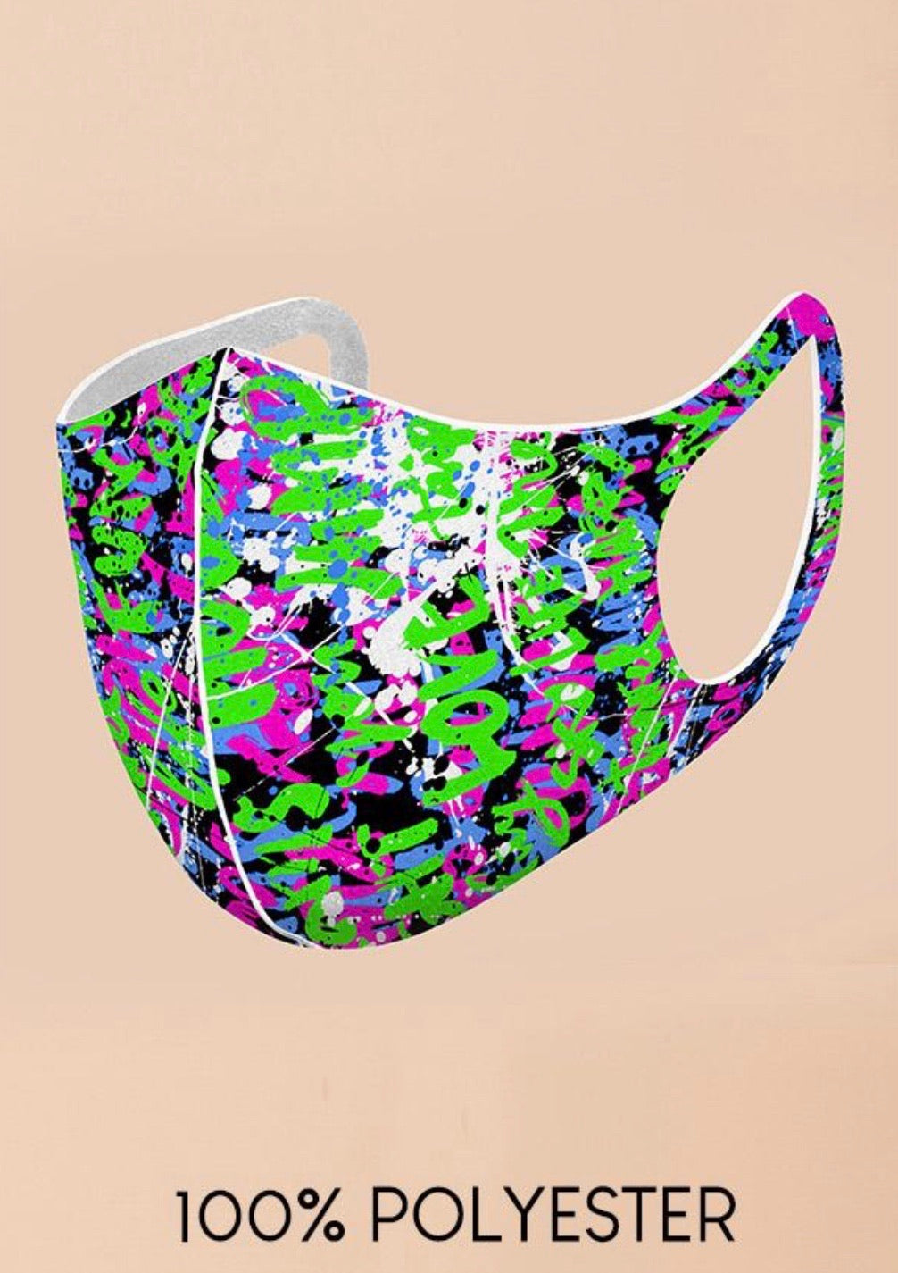 S&S Face Mask || GreenPurple