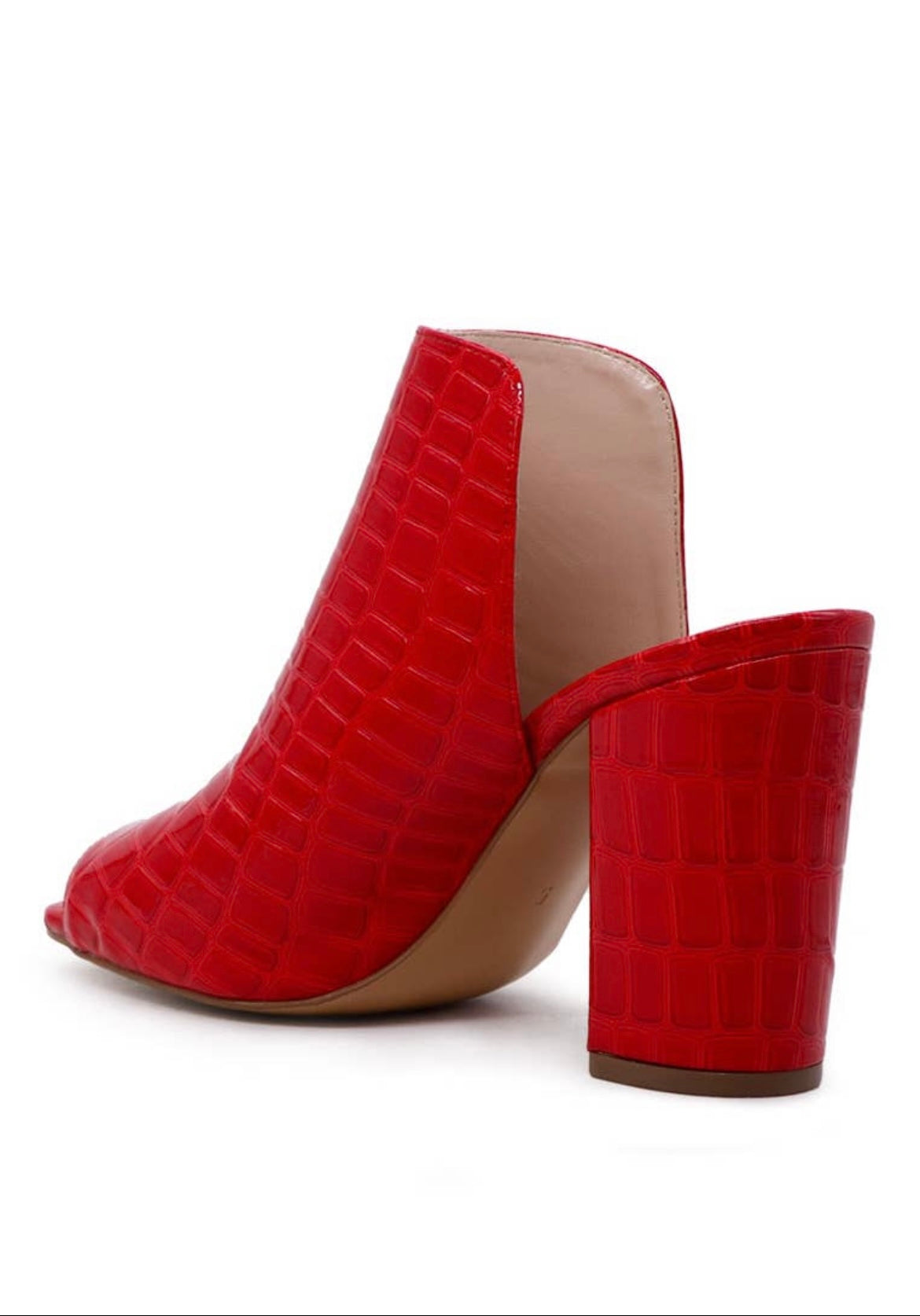 Peep-toe High Heel Mules || Pre Order