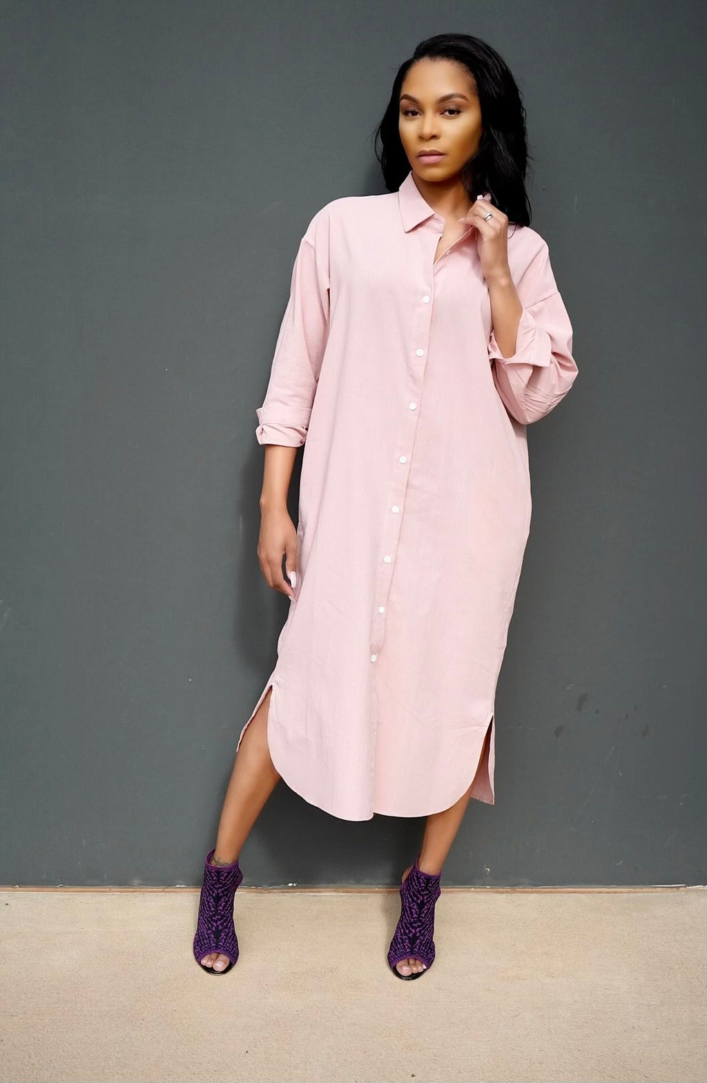 Cutie Patootie || Shirt Dress