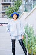shirt, top, blouse, denim