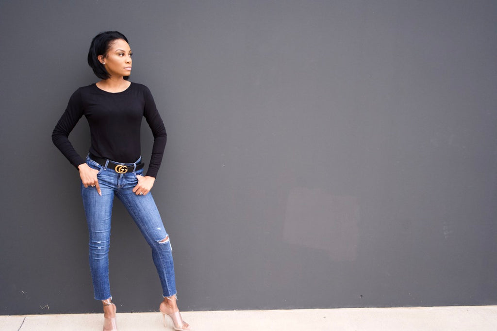 Back to the Basics Top -Black